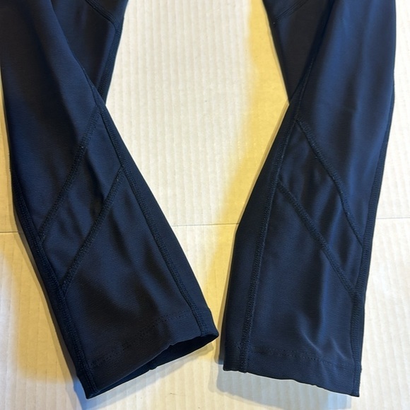 Free People Movement black side mesh leggings yoga pants with design high waist - Picture 6 of 8